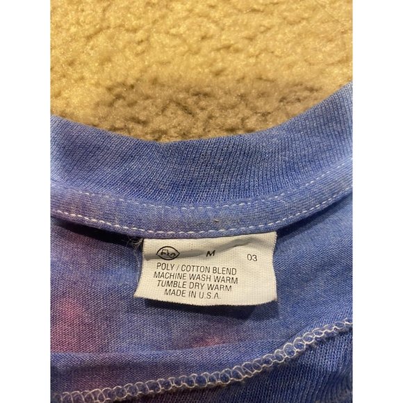 VTG Single Stitch Pink Blue Tie Dye Short Sleeve T Shirt Made In USA Size Medium - Picture 6 of 6